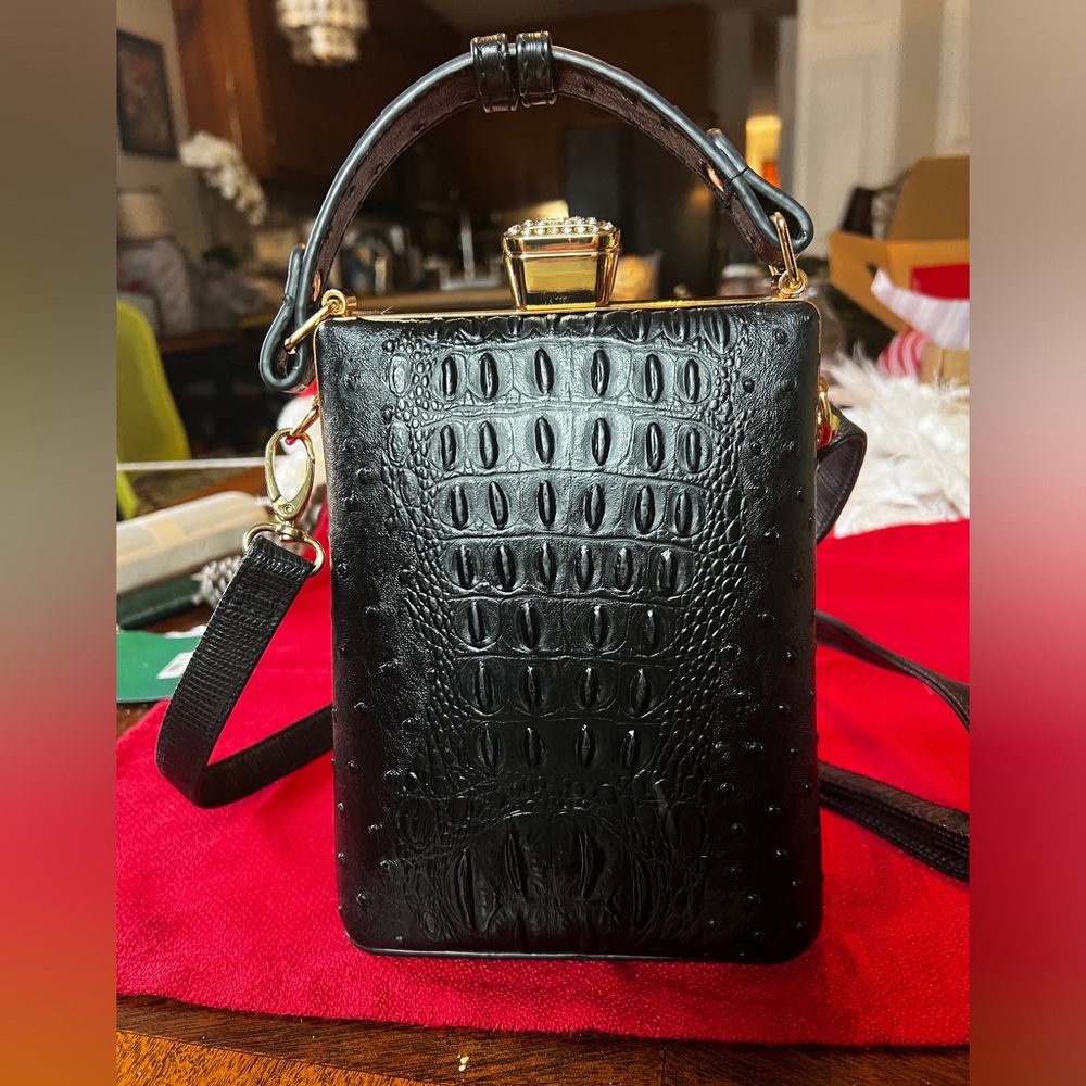 Ostrich evening bag   Used once